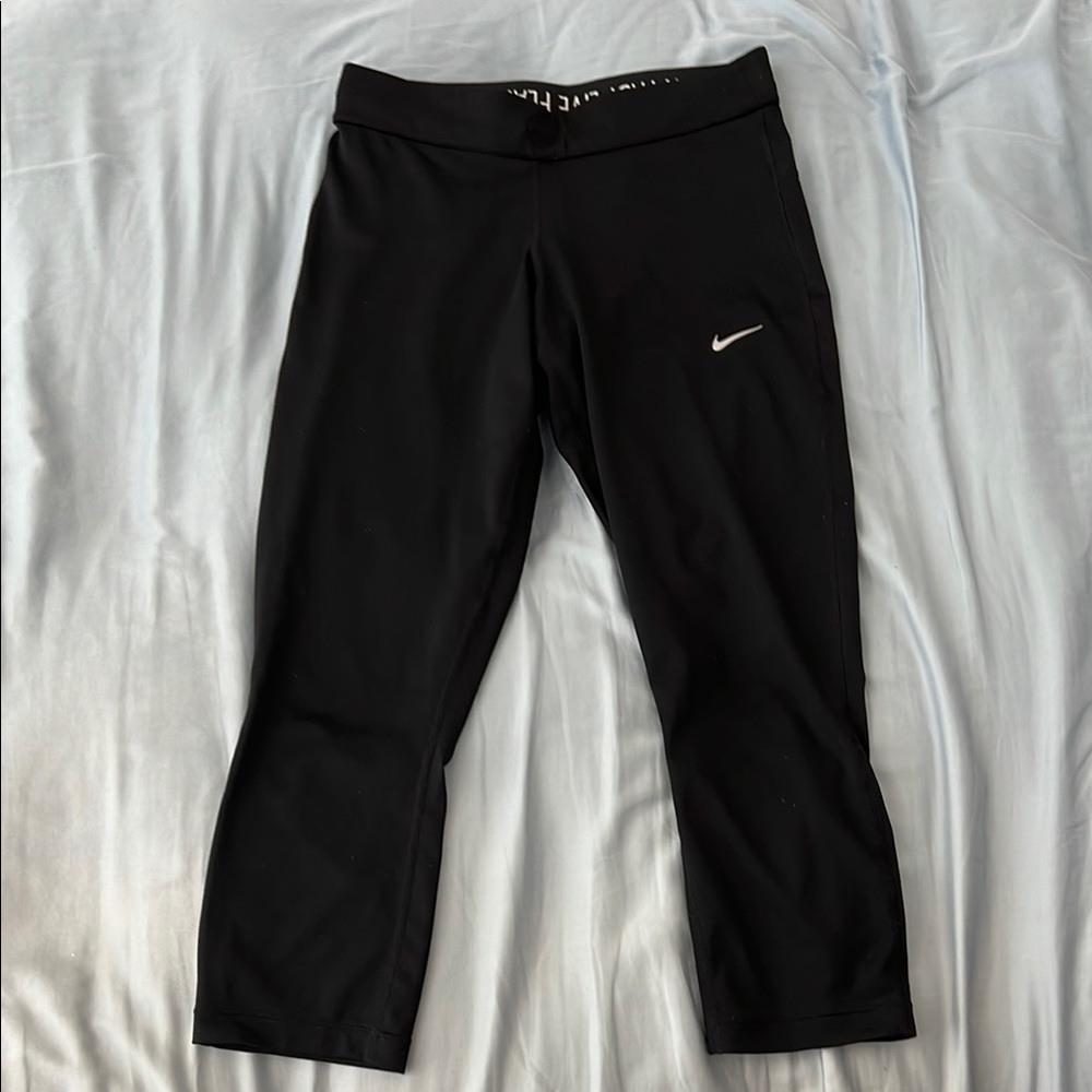 Nike Kids Black Capri Leggings